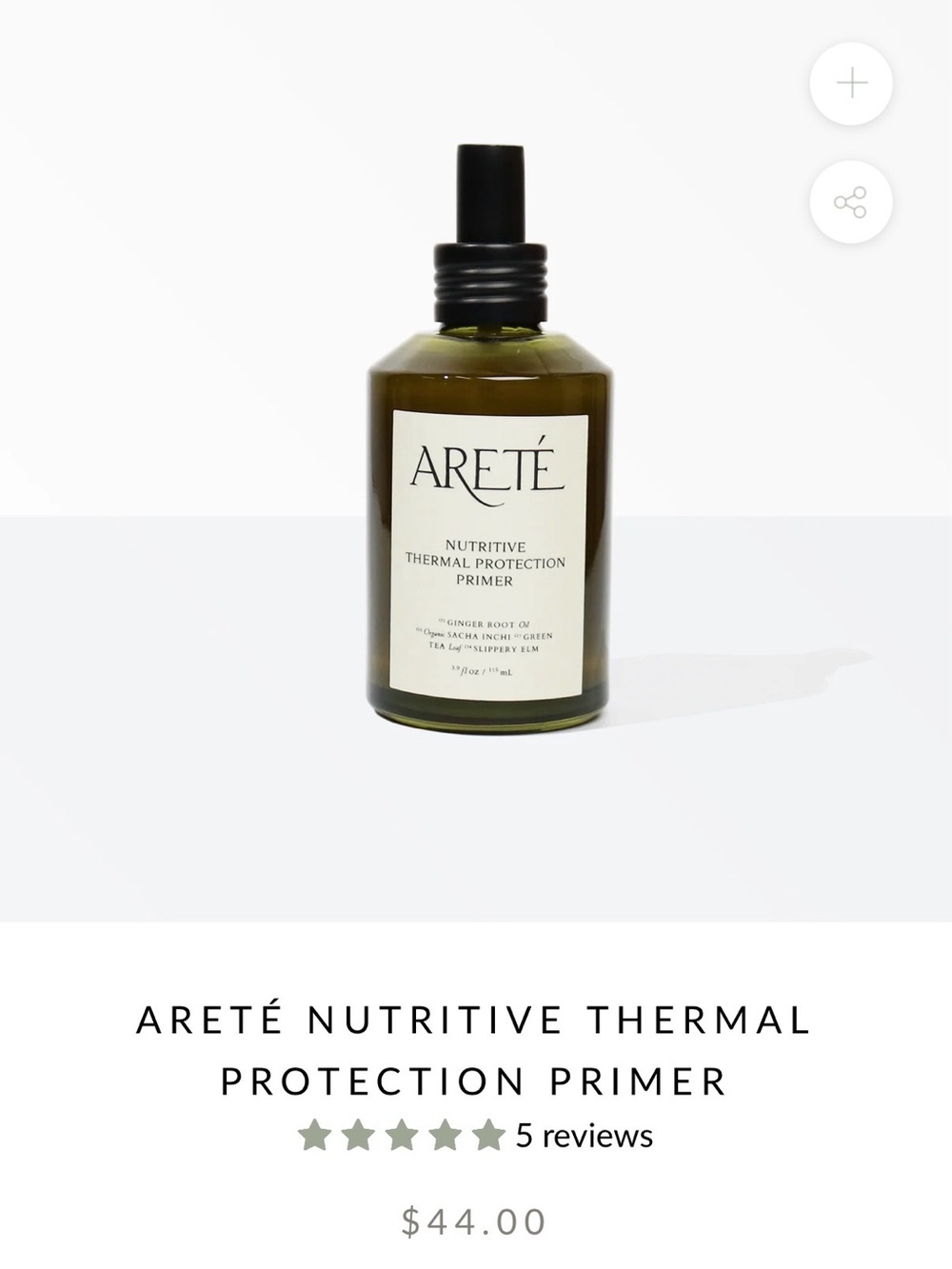 Nutritive Thermal Protection Primer — Areté